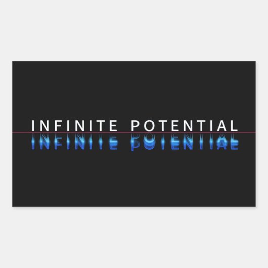 Infinite Potential Glitch Aufkleber (Vorderseite)