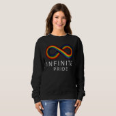 Infinite Pride LGBT Support Rainbow Colour Sweatshirt (Vorne ganz)