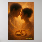 Infinite Promise – Romantic Celestial Design Poster (Vorne)