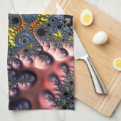 Infinite Spiral Realms Geschirrtuch (Viertel Falte)