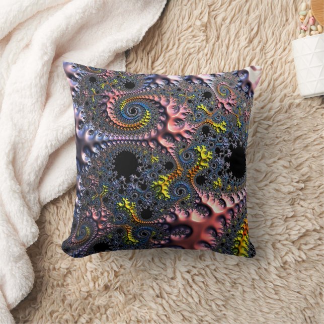 Infinite Spiral Realms Kissen (Decke)