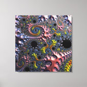 Infinite Spiral Realms Leinwanddruck (Vorderseite)