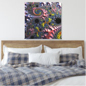 Infinite Spiral Realms Leinwanddruck (Insitu (Schlafzimmer))