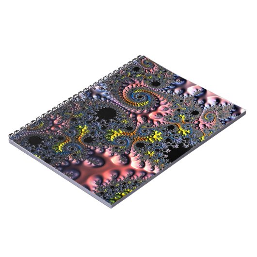 Infinite Spiral Realms Notizblock (Linke Seite)