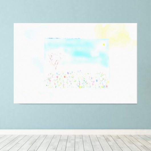 Infinite Spring Leinwanddruck (Insitu (Holzboden))