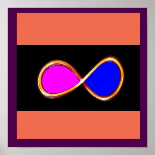 INFINITE TRUE LOVE Kosmos Mathematik Naturspass Poster (Vorne)