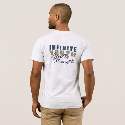 Infinite Truth, Gentle Strength Men's T-Shirts (Schwarz voll)