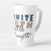Infinite Truth, Gentle Strength Mugs & Cups Milchtasse (Rechte Ecke)