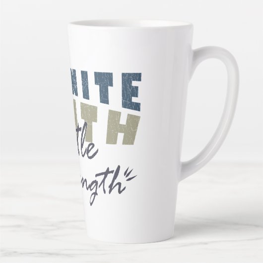 Infinite Truth, Gentle Strength Mugs & Cups Milchtasse (Rechts)