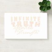 Infinite Truth, Gentle Strength  Post-it® Notes Post-it Klebezettel (Büro)