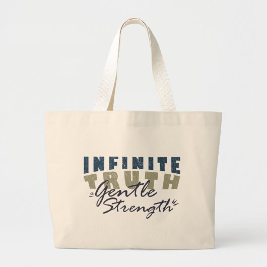 Infinite Truth, Gentle Strength Tote Bag Jumbo Stoffbeutel (Vorne)