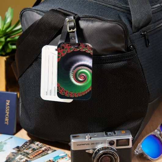 Infinite Whirl Gepäckanhänger (Vorderseite & Rückseite)