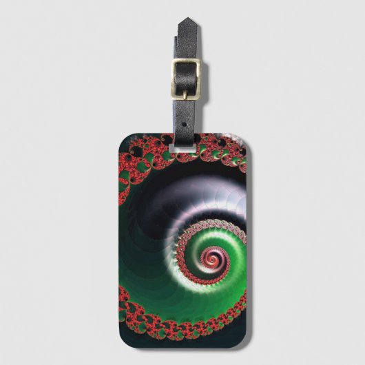 Infinite Whirl Gepäckanhänger (Vorderseite Vertikal)