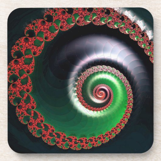 Infinite Whirl Getränkeuntersetzer (Vorderseite)