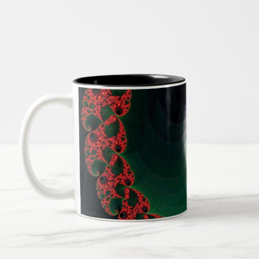 Infinite Whirl Zweifarbige Tasse (Links)