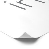 InfiniteRed-Logo-Poster Poster (Ecke)