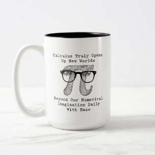 Infinitesimalrechnung öffnet Welten jenseits numer Zweifarbige Tasse