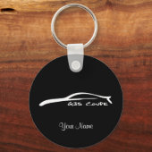 Infiniti G35 Coupe Silhouette Key-Chain (black) Schlüsselanhänger (Vorderseite)