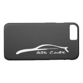 Infiniti G35 Coupé-weißes Silhouette-Logo Case-Mate iPhone Hülle (Rückseite (Horizontal))