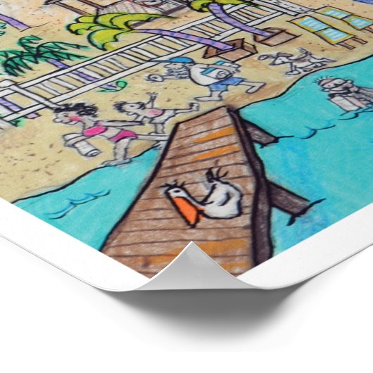 INFINITY BAY RESORT POSTER (Ecke)