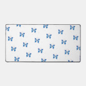 Infinity Blue Butterflies: Symbol of Love Desk Mat Schreibtischunterlage (Vorderseite)