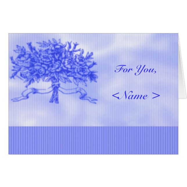 Infinity Blue Card (Vorderseite (Horizontal))