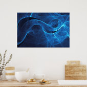 Infinity Blue Poster (Küche)