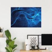 Infinity Blue Poster (Heimbüro)