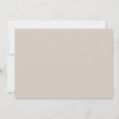 Infinity Blush Gold Kalender Save the Date Hochzei Einladung (Rückseite)