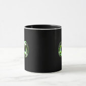 Infinity Core Emblem | Luxuriöses abstraktes Desig Tasse (Zentrum)