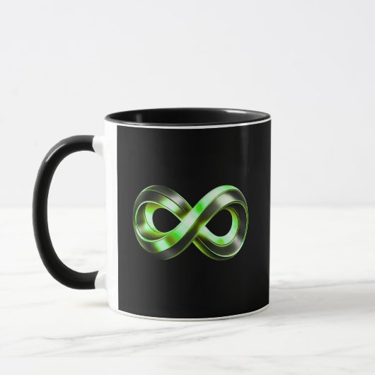 Infinity Core Emblem| Luxury Abstract Design Tasse (Links)