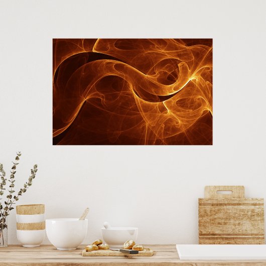 Infinity Gold Poster (Küche)