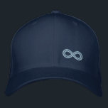 Infinity Hat von Infinite ZZZ Bestickte Kappe<br><div class="desc">Navy-Flexfit-Hut</div>