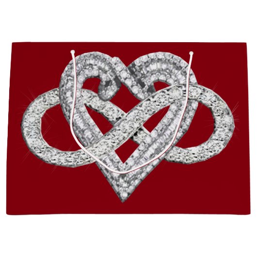 Infinity Heart Geschenktasche Große Geschenktüte (Vorderseite)