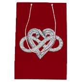 Infinity Heart Geschenktasche Mittlere Geschenktüte (Rückseite)
