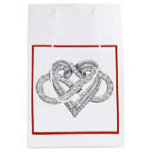 Infinity Heart Geschenktasche Mittlere Geschenktüte (Vorderseite)