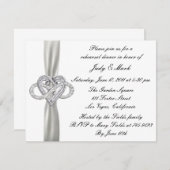 Infinity Heart Probe Dinner Einladung (Vorne/Hinten)