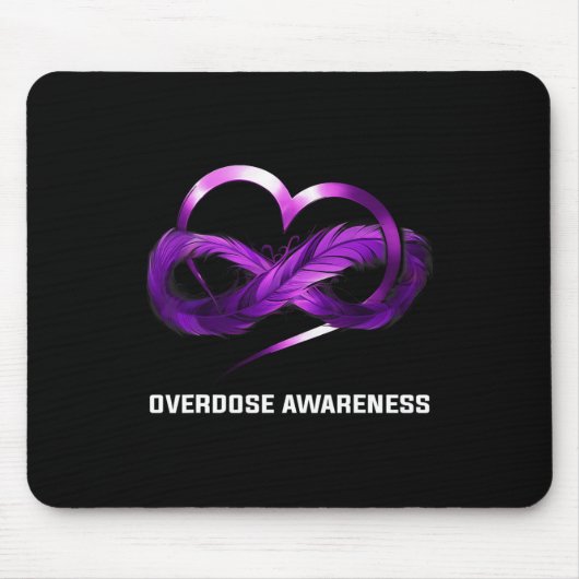 Infinity Heart Überdosis-Bewusstsein  Mousepad (Vorne)