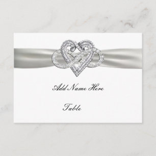 Infinity-Herz-Hochzeitstisch-Platzkarte Einladung