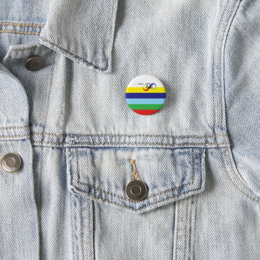 Infinity LGBTQ+ Pride-Tasche Button (Beispiel)