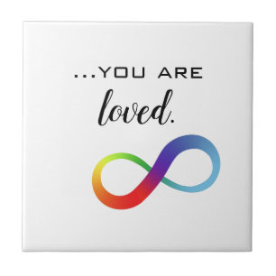 Infinity LGBTQ+ Pride-Tasche Fliese