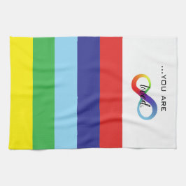 Infinity LGBTQ+ Pride-Tasche Geschirrtuch