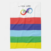 Infinity LGBTQ+ Pride-Tasche Geschirrtuch (Vertikal)