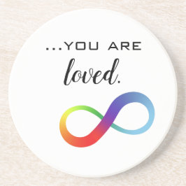 Infinity LGBTQ+ Pride-Tasche Getränkeuntersetzer