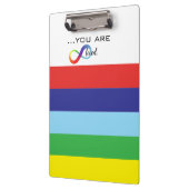 Infinity LGBTQ+ Pride-Tasche Klemmbrett (Links)