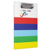 Infinity LGBTQ+ Pride-Tasche Klemmbrett (Rechts)