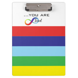 Infinity LGBTQ+ Pride-Tasche Klemmbrett