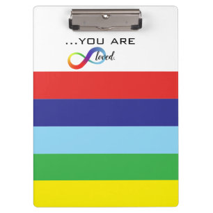 Infinity LGBTQ+ Pride-Tasche Klemmbrett