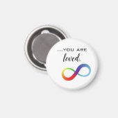 Infinity LGBTQ+ Pride-Tasche Magnet (Vorderseite/Rückseite)