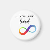 Infinity LGBTQ+ Pride-Tasche Magnet (Vorne)